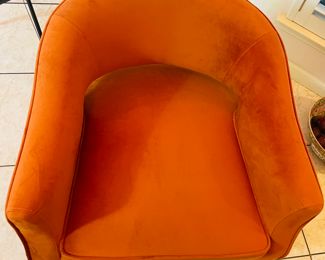 $150 	
Velvet chair 29"Tx26 1/2"	