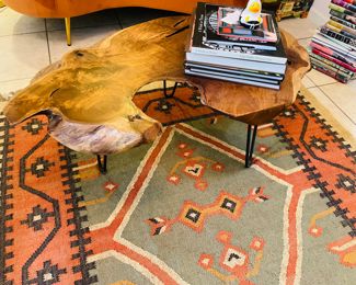 $110 	
Tree stump coffee table 41""Lx2'Tx16""H"	