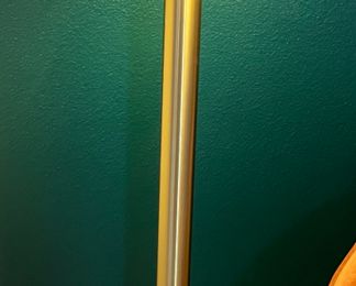 $140 Brass floor lamp 59"H	