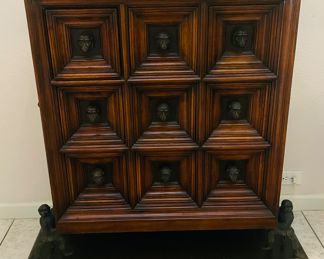 $2,400 Alexander 42Hx 32Wx 16D cabinet with monkeys The Humourus chest Theodore Alexander 