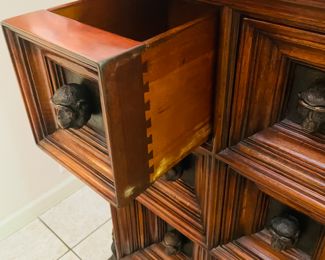 $2,400 
Alexander 42Hx 32Wx 16D cabinet with monkeys The Humourus chest Theodore Alexander 