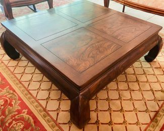 $195 	
Henrendon coffee table 46W widest x 16H	