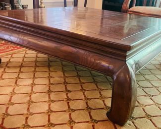 $195 	
Henrendon coffee table 46W widest x 16H	