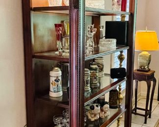 $500 	
Bookcase / display 47""Wx 90""Tx17D 5 shelves  "									