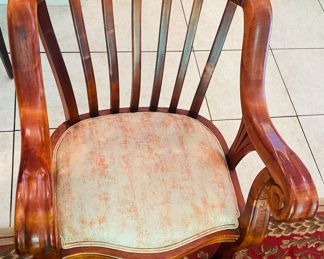 $1095
3 pieces American Empire parlor set 2 arms 34Tx"26""AtoA & Setee 34Tx47W"		