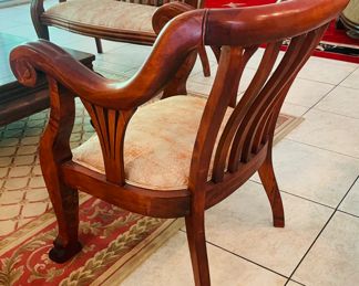 $1095
3 pieces American Empire parlor set 2 arms 34Tx"26""AtoA & Setee 34Tx47W"		