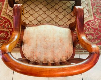 $1095
3 pieces American Empire parlor set 2 arms 34Tx"26""AtoA & Setee 34Tx47W"		