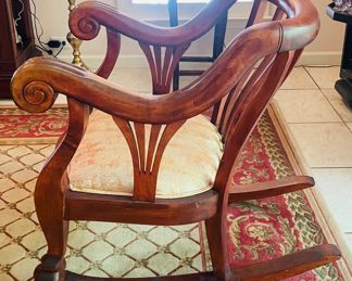 $1095
3 pieces American Empire parlor set 2 arms 34Tx"26""AtoA & Setee 34Tx47W"		