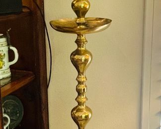 $180 	
Large brass Korea candlesticks 41H x 10W									
	