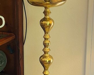$180 	
Large brass Korea candlesticks 41H x 10W									
	