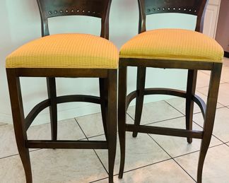 $250 	Pair of barstools 44Hx20"
