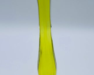 $45 EA	
"Val st Lambert (1874-1960) yellow & pink 9""T "		