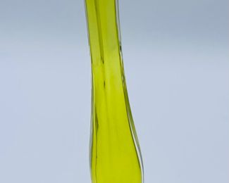 $45 EA	
"Val st Lambert (1874-1960) yellow & pink 9""T "		