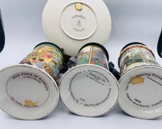 $300 	
Villeroy Boch 1 plate 1981 & 3 steins 1978 - 9TGalleria Ceramica 