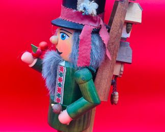 $60 	
Nutcracker clock repair man 16""T"	