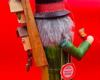 $60 	
Nutcracker clock repair man 16""T"	