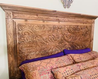 $975-Separately $500 each 
King size bed headboard 7'Wx6'T Sleep number 	ILE mattress sleep number California King 2 yrs old 		