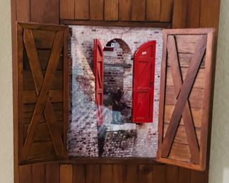 $40 	
Set of two window frames 10x11	