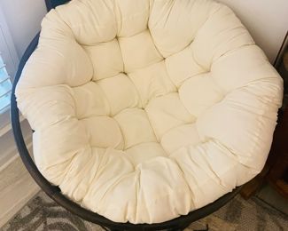 $120 	
Papasan chair 42Wx45""D"	