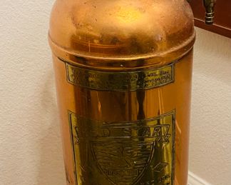 $80 	
Copper exhtinguisher 28""T "	