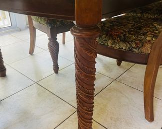 $750 	"
Dining Room table 5.5'L +2 leaves 14"" x 32H x29""H"	