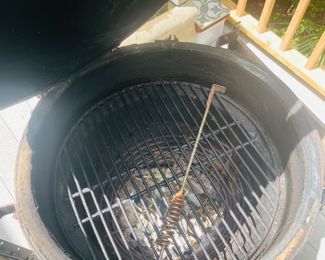 $400 
Green Egg used Large has pizza & wok pans 