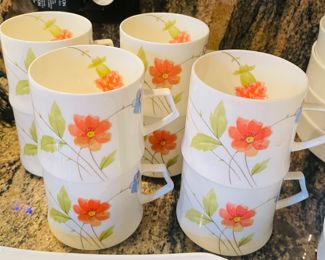 $250 	
Mikasa China - Just Flowers 		