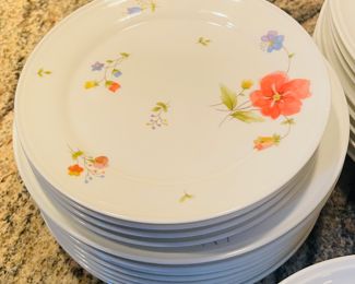 $250 	
Mikasa China - Just Flowers 		
