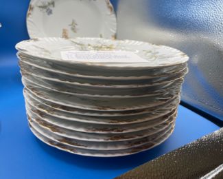 $150 	
Limoges depose floral/white 15 pieces 	