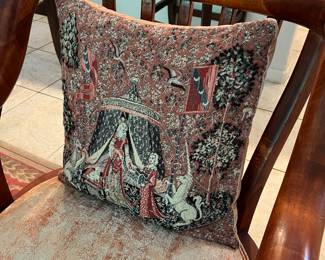 $100 Set of 5 Tapestry pillows 