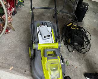 $120 Sunjoe 48-Volt 17" Cordless lawn mower 