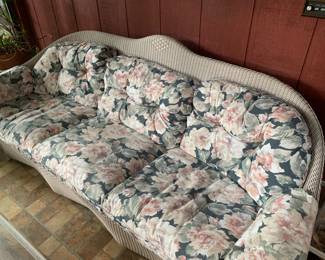 Wicker couch