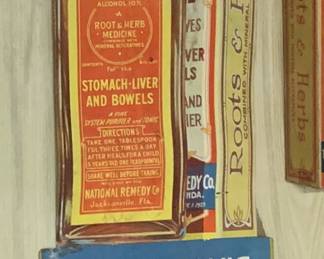 Vintage cardboard advertising sign Recuma