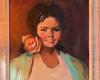 "Spanish Lady" painting by Duvil