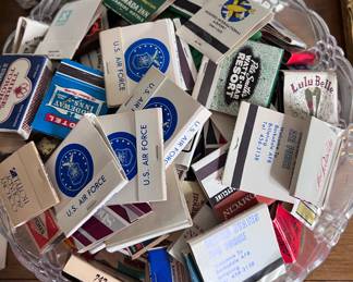 Assorted matchbooks
