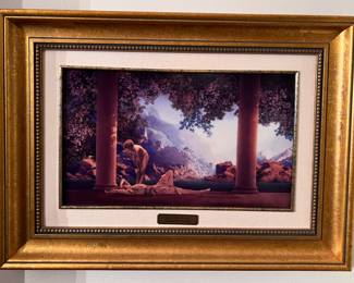"Daybreak" by Maxwell Parrish print with COA