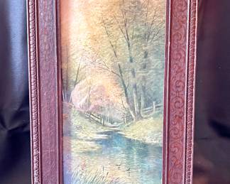 Signed antique painting
