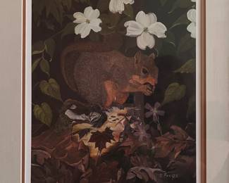 "Spring Bounty" print by G. Freize 