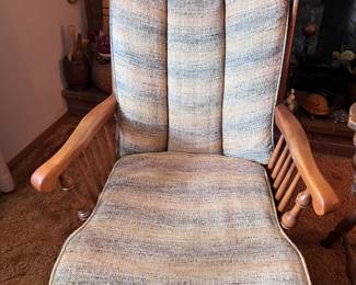 Oak rocking chair