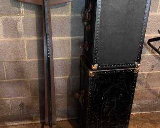 Medical scale and storage trunks