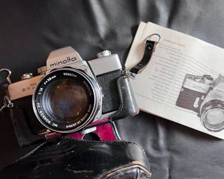 Vintage Minolta camera