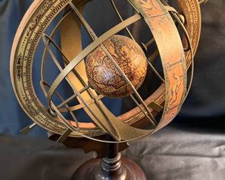 Brass globe