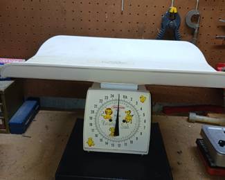 Vintage baby scale