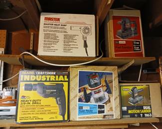 Power tools router plus others