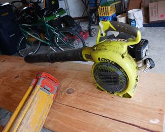 Ryobi gas powered leaf blower