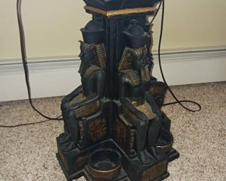 4 Sided Egyptian Pedestal Table