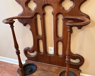 	#1	Antique hall tree 95x14x36	 $300.00 				