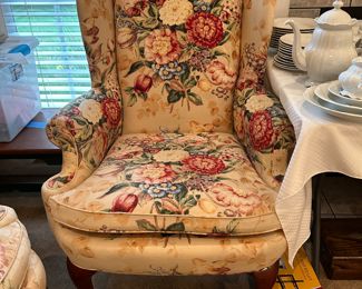 	#9	Highland House wing back chair	 $50.00 				