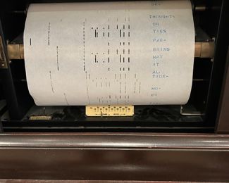 	#12	Antique Baldwin player piano with scrolls 59x28x56	 $100.00 				