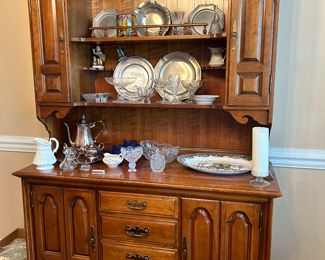 	#15	Thomasville 2 piece china cabinet SOLD			
